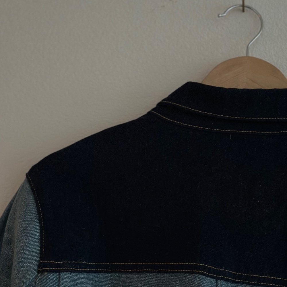 éTica Jett Boxy Crop Denim Jacket, Size Small - Picture 7 of 15